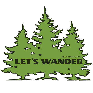 Let's Wander Pine Tree Sticker